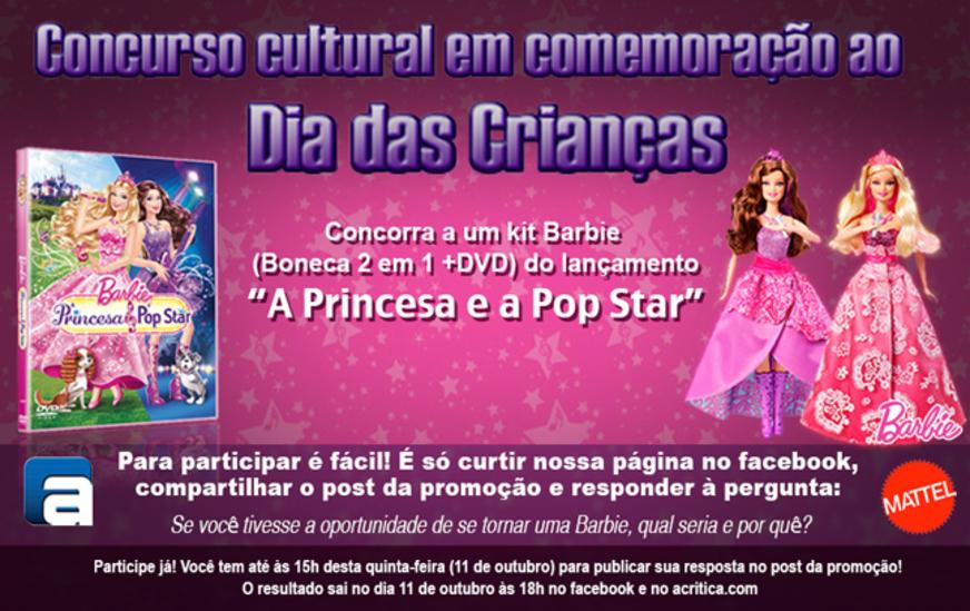 Boneca Barbie A Princesa E A Pop Star - 2 Em 1