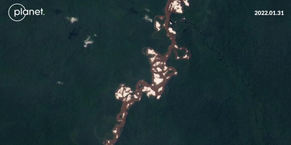 Imagens De Satélite Mostram Devastação De Garimpo Em área De Proteção No Amazonas 