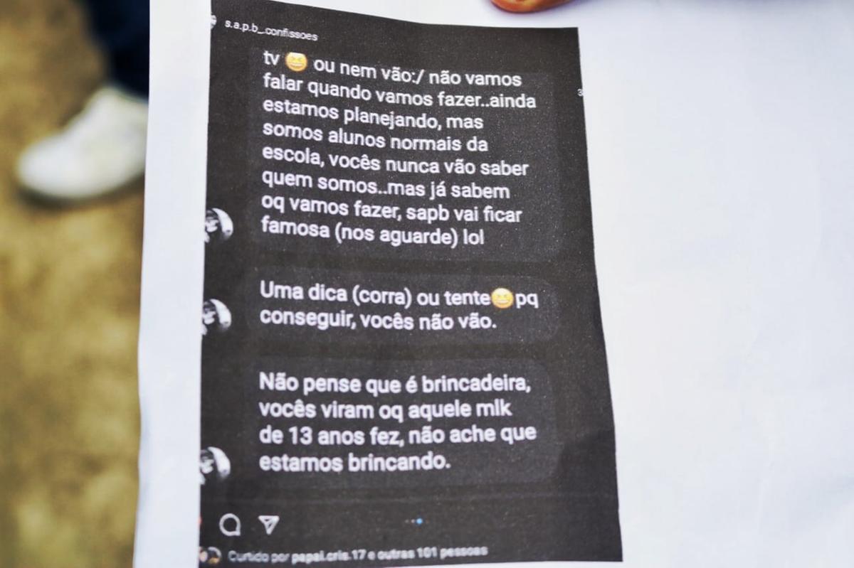 As ameaças foram espalhadas por apps de conversa (Foto: Márcio Silva)