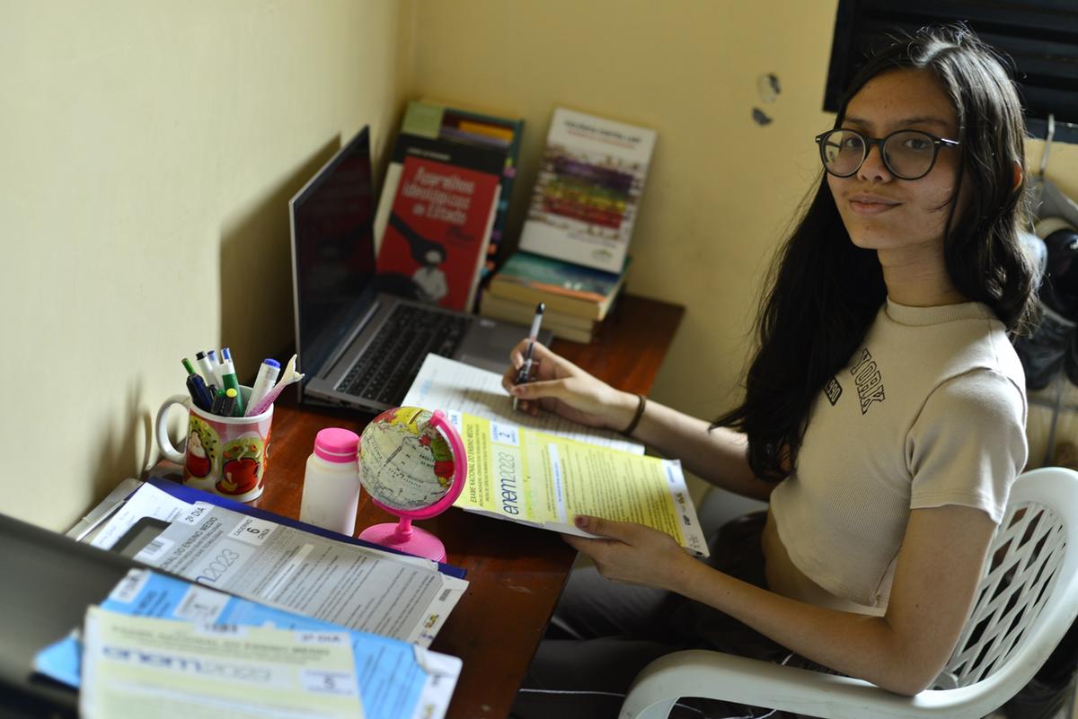 Desde mais jovem, Heloísa se interessava em saber como funcionavam as leis. (Foto: Junio Matos)