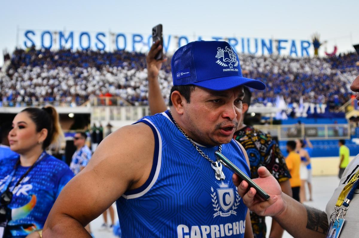 Alexandre Azevedo, tripa do Boi Caprichoso (Foto: Daniel Brandão/A CRÍTICA)
