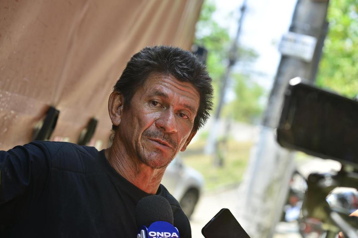 Márcio Pucu, motorista de caminhão (Foto: Junio Matos)