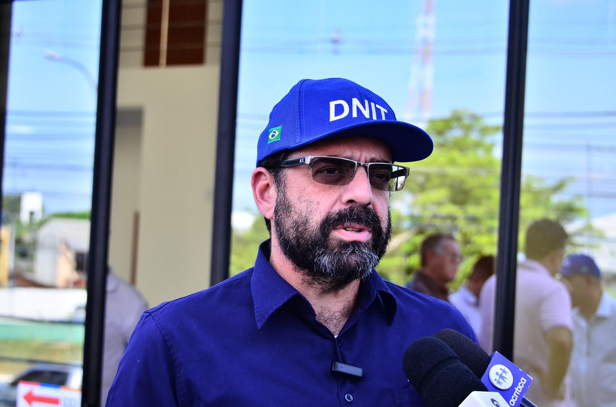 Erick Moura, Diretor de Infraestrutura Aquaviária do DNIT (Foto: Daniel Brandão)