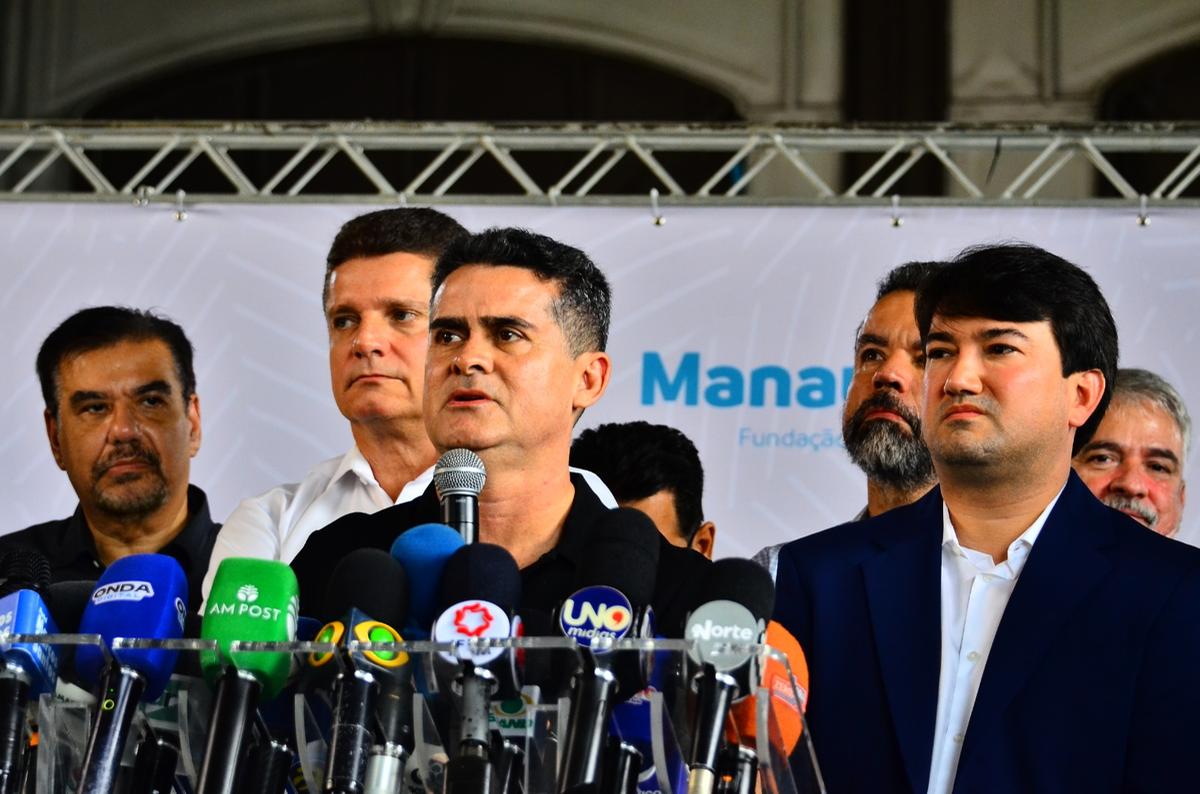 Prefeito de Manaus, David Almeida, anuncia oficialmente a programa&ccedil;&atilde;o do R&eacute;veillon 2024, destacando investimentos na cultura, gera&ccedil;&atilde;o de empregos e seguran&ccedil;a para a festa de fim de ano