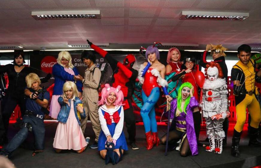 Cosplayers do Anime Jungle Party